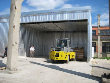 Chambre de séchage en bois durable 4500 millimètres de taille de chargement interne de chariot élévateur