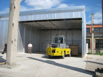 Sécheuse à bois à air chaud 220V / 380V Faible consommation électrique 20-200m3