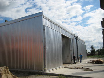 Machine de séchage de four à bois de 75 mètres cubes, séchoirs de bois industriels homologués CE